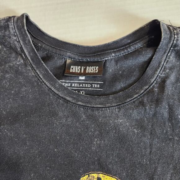 Guns N Roses Appetite For Destruction Short Sleeve Acid Wash T-Shirt Size Large - Picture 12 of 12